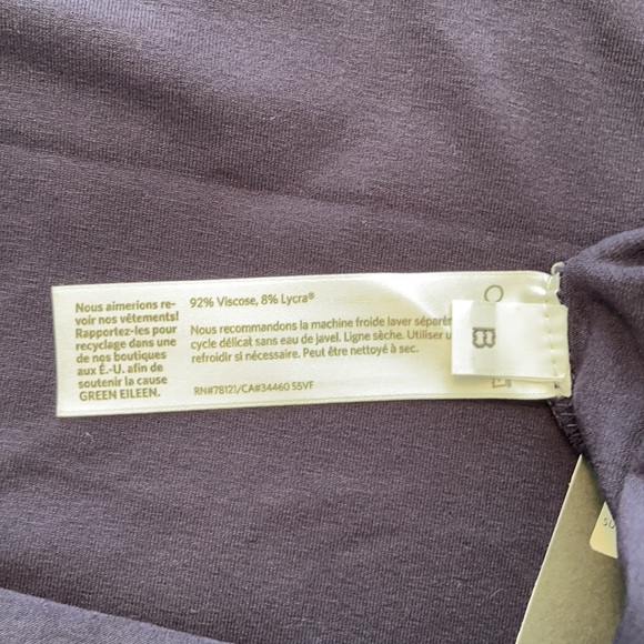 NWT ❤️Eileen Fisher❤️ Ballet sleeveless shift dress - navy size XL - Picture 9 of 14